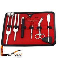 LAJA Imports Set of 6 Neurological Diagnostic Set- Taylor Percussion Hammer, Penlight