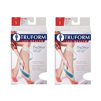 Truform Compression 30-40 mmHg Knee High Stockings Taupe, X-Large, 2 Count