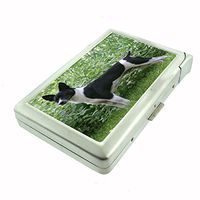 Dog Rat Terrier 01 Cigarette Case w Built In Lighter
