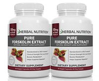 #1 Rated Forskolin Extract for Weight Loss, 250mg Two 90 Count Bottles, 20% Extract of Pure Coleus Forskohlii, Ideal Diet and Athletes Formula, Promotes Lean Body Mass, US MFD, Free Shipping