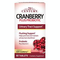 21st Century Cranberry Plus Probiotic Tablets, 60 Count