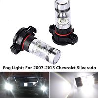 Legendary-Yes 100W 6000K 5202 LED Fog Lights For 2007-2015 Chevrolet Silverado 1500 2500 3500