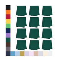 Eyeglass Cleaner Microfiber Cloth - Glasses Cleaner For All Gentle Surfaces, Touchscreens, Smartphones, Camera Lenses, LCD & HD Screens -Dark Green, 12 Pack- By OptiPlix