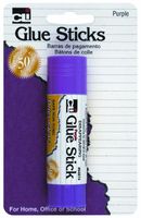 Charles Leonard Glue Sticks, 0.74 Ounce, Purple (94874)