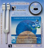 Ohm Therapeutics INTRODUCTION TO SOUND HEALING SET features Ohm Tuning Fork, Activator, Instructions for use, plus harmonizing Music in key of Ohm, perfect for self-care and professional use