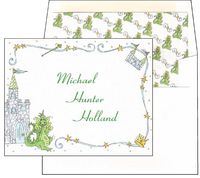 Dragons and Castles Printable Note Cards