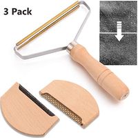 3 Pieces Lint Roller Portable Lint Remover Sweater Comb Cashmere Comb Fabric Shaver Reusable Double Sided Clothes Fuzz Shaver for Removing Lint Hairs Dust Pilling Fuzz in Clothes and Furniture