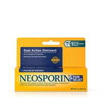 Neosporin Plus Pain Relief, Maximum Strength Antibiotic Ointment 1 oz (Pack of 4)