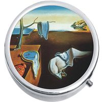 Melting Clocks Salvador Dali Medicine Pill Box