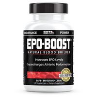 EPO-BOOST Natural Blood Builder Sports Supplement. RBC Booster with Echinacea & Dandelion Root for increased VO2 Max, Energy, Endurance (120 Capsules)