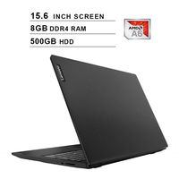 2020 Lenovo Newest IdeaPad S145 15.6 Inch Premium Laptop, AMD APU A6-9225 up to 3.1 GHz, AMD Radeon R4, 8GB DDR4 RAM, 500GB HDD, WiFi, Bluetooth, HDMI, Webcam, Windows 10, Black