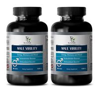 Testobooster - Male Virility - Natural Sexual Enhancement for Men - 2 Bottles 120 Tablets