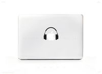 Simple Headphones Sticker Decal For MacBook Pro 13" 15" 17" Universal Sticker. 6 Year Guarantee