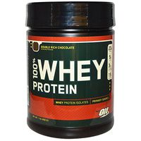 OPTIMUM NUTRITION 100% Whey Protein, Double Rich Chocolate, 16 Ounce