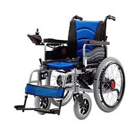 Transport Wheel Chair,Lightweight Wheelchair, Electric Wheelchair That Folds Up,Heavy Duty Holds Up to 260 Lbs,Applicable to The Elderly, Disabled, and Hemiplegic Patients,Dual Motor,Manual/Electric