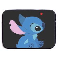 Laptop Sleeve Shockproof Soft Carrying Bag Love Stitch Water-Resistant Neoprene Notebook Computer Pocket for 13-15 Inch Notebook Tablet IPad Tab