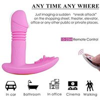 Sekslife 100% High Quality Powerful 10 Vibrating Thrusting Speed Massager Waterproof Design USB Rechargeable Non-Toxic Silicone, Foot Hand 10 Frequency Modes For Woman Gift And Couples Discreet Packag