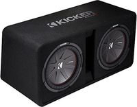 Kicker Dual 43DCWR122 12-Inch 2000W Loaded Subwoofer Enclosure