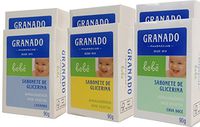 Linha Bebe Granado - Sabonete em Barra de Glicerina Sortidos (6 x 90 Gr) - (Granado Baby Collection - Fennel Glycerin Bar Soap Net (6 x 3.2 Oz))