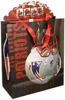 Turner Licensing New England Patriots Large GoGo Gift Bag (8931017)
