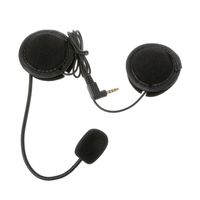 Forgun Microphone Speaker Soft Accessory for Motorcycle Intercom Work with 3.5mm-Plug