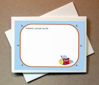 Submarine Note Cards - Personalized (40 Cards and Blank Envelopes)