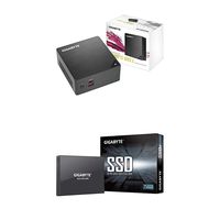 GIGABYTE GB-BRI7H-8550 (Ultra Compact Mini PC/Intel UHD Graphics 620/M.2 SSD port/HDMI with 256GB 64 layer 3D TLC NAND Flash SATA III 2.5" Internal SSD
