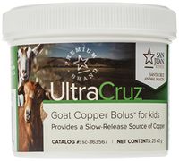 UltraCruz Goat Copper Bolus Supplement for Kids, 25 Count x 2 Grams