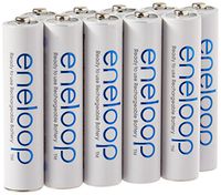 Eneloop TS-9RO6-4EQX AAA 4th Generation 800mAh Min. 750mAh NiMH Pre-Charged Rechargeable Battery with Holder Pack of 10