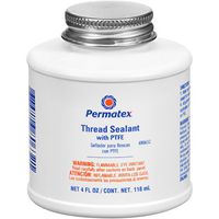 Permatex 80632 Thread Sealant with PTFE, 4 oz. by Permatex