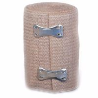 Wideskall® 5' Feet x 3" inch Elastic Compression Wrap Bandage w/Clips, 1 Roll