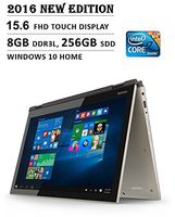 2016 High Performance Toshiba Satellite Fusion 15.6" Full HD Touchscreen Laptop, Intel Core i7-6500U Processor, 8GB RAM, 256 GB SSD, Backlit Keyboard, Webcam, HDMI, Bluetooth, Windows 10