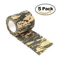 5-packs 5cm x 5m Self Adhesive Bandage Vet Tape for Equestrian First Aid bandag Tape