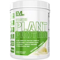 Stacked Plant Protein Powder, All-Natural Vanilla, Vegan, Non-GMO, Gluten-Free, Probiotics, BCAAs, Fiber, Complete Plant-Based Protein Complex (1.5 lb Tub)