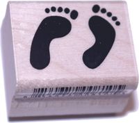Stamps by Impression ST 0115 Feet Rubber Stamp, Small