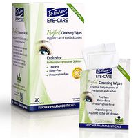 Dr. Fischer Premium, Purified, Non-Irritating & Hypoallergenic Eyelid Wipes– Pre-moistened for Complementary Treatment of Red Eye, Dry Eye, and Blepharitis & Conjunctivitis – Cleanses Make-up (30)