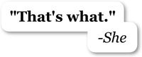 That's What She Said Sticker Funny Quotes Stickers - Laptop Stickers - 2.5" Vinyl Decal - Laptop, Phone, Tablet Vinyl Decal Sticker S4235