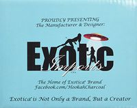 Exotica Imports Stellar 8.1 All Natural Bamboo Charcoals, 75 Piece