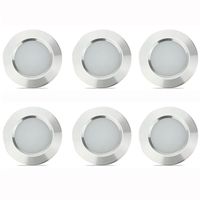 12V Recessed Light for RV Camper Van Trailer - 3W Neutral 4000K 270 Lumen Low Voltage (6 Pack)
