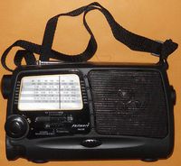 Philmore PM-X-58 Emergency Wind-up Crank Rechargeable Radio - AM/FM & 6 Short Wave Bands