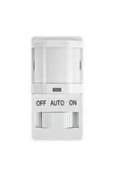 Intermatic iOS-DSIMF-WH Decorator PIR Occupancy Sensor with Slide On/Off Button