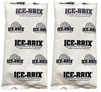 Ice-Brix Cold Pack, 3 oz Capacity, 5" L x 2-3/4" W x 3/4" H, White, Case of 96 (IB3BPD) (Тwo Рack)