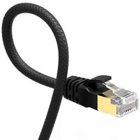 VANDESAIL CAT8 Ethernet Cable, High Speed 20Gbps STP RJ45 Gigabit Network Cables with Gold Plated Connector (16ft/ 5m, Black)