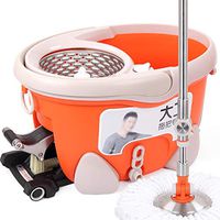 Hurricane Spin Mop And Bucket Set, 360 Degree Foot Pedal Clean Mop With Microfiber Mop Heads, Cleaning Mop With Spin And Dry (Size : 6 mop heads)