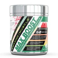 Amazing Muscle Max Boost- Advanced Pre-Workout Formula with Caffeine Anhydrous, AAKG, Bioperine, Creatine Monohydrate and More- Supports Increased Workout Intensity - 60 Servings (Watermelon)