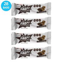 Ooh Snap Nutrition Gluten Free Crispy Protein Bar (Bulk 28 Bars) - Healthy Low Sugar Snack - Double Chocolate Chunk Flavor – 4 Count Box