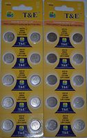 20 Pcs New LR1130W/AG10/389ACX189 1.55V Coin Button Batteries