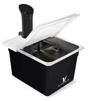 EVERIE Sous Vide Container 12 Quart with Collapsible Hinge Lid and Sleeve for Anova Nano or AN500-US00, Also Fits Instant Pot