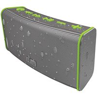 IHOME iBT34GQC Rechargeable Stereo Bluetooth(R) Speaker with Speakerphone (Gray Green)