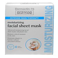 Dermactin-TS Facial Moisturizing Sheet Mask 4-Count (6-PACK)